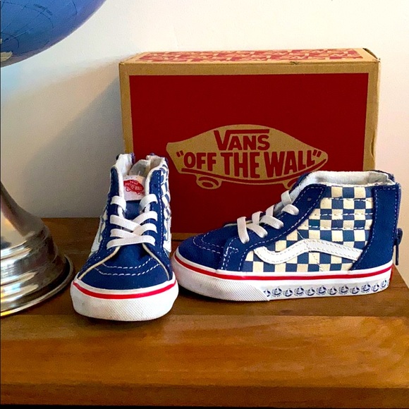 Vans Other - Vans Bmx Sk8-Hi Zip in True Navy/White Toddlers